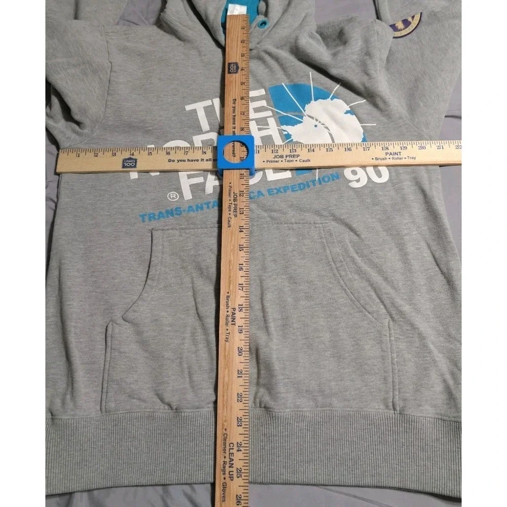 The North Face Trans Antarctica Expedition‎ 90 Hoodie Mens M Gray Graphic